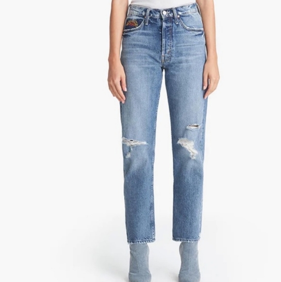 Mother Superior The Tomcat Ankle Take Me Even Higher Jean High Rise Size 26